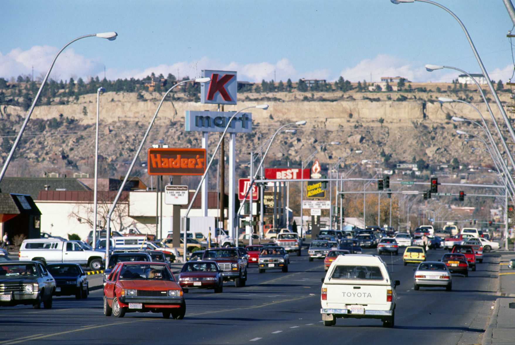 24th Street West looking north, 1989